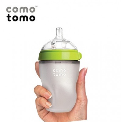 Bình sữa Silicone Comotomo 250ml – màu xanh